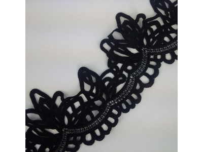 Čipka 10.5 cm / Crna