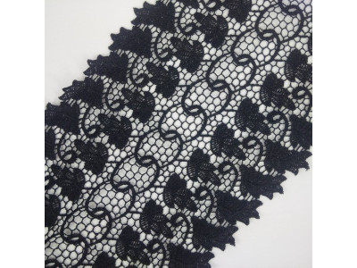 Čipka 18 cm / Crna
