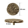 PREMIUM Drikeri / Zlatna / 30 mm PREMIUM Drikeri / Zlatna / 30 mm