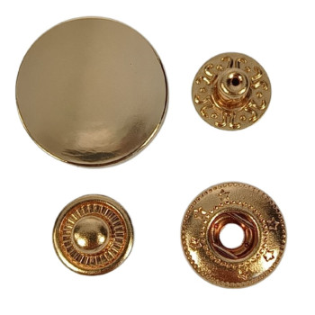 PREMIUM Ravni liveni drikeri / Zlatna / 12,5 mm / 15 mm / 17 mm / 20 mm