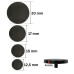 PREMIUM Ravni liveni drikeri / Tamno srebro / 12,5 mm / 15 mm / 17 mm / 20 mm