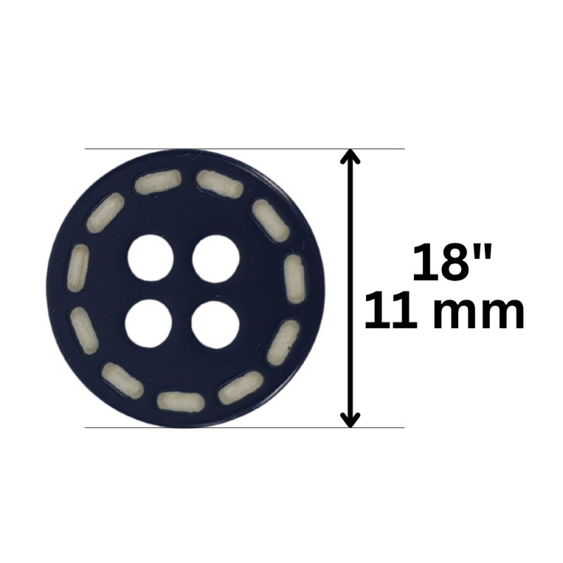 Plastično dugme / 18" / Više boja Plastično dugme / 18" / Više boja