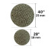 PREMIUM Metalno dugme / 40" / 28"