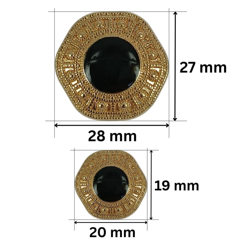 PREMIUM Metalno dugme / 20 mm / 28 mm