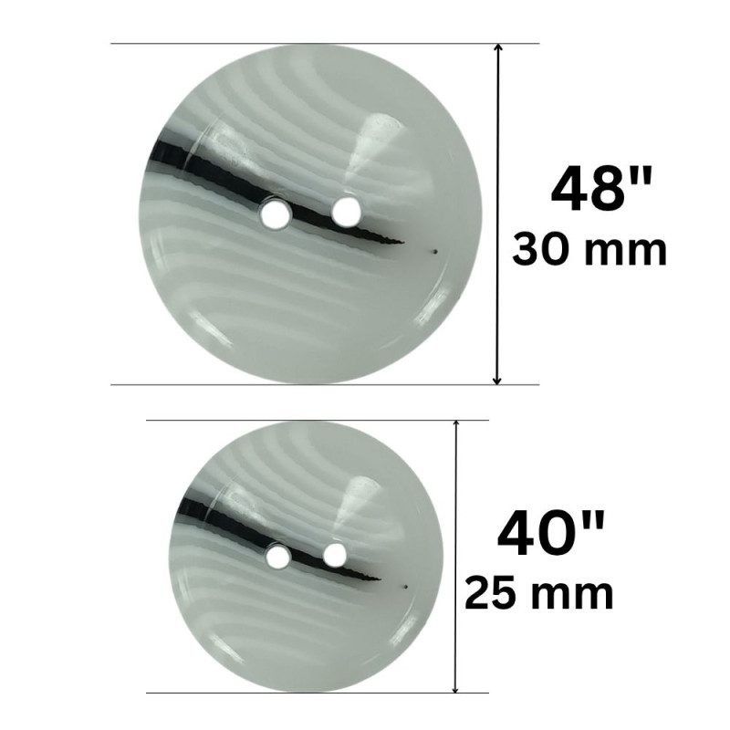 Plastično dugme / 40" / 48"