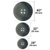 Plastično dugme / 24" / 32" / 40"