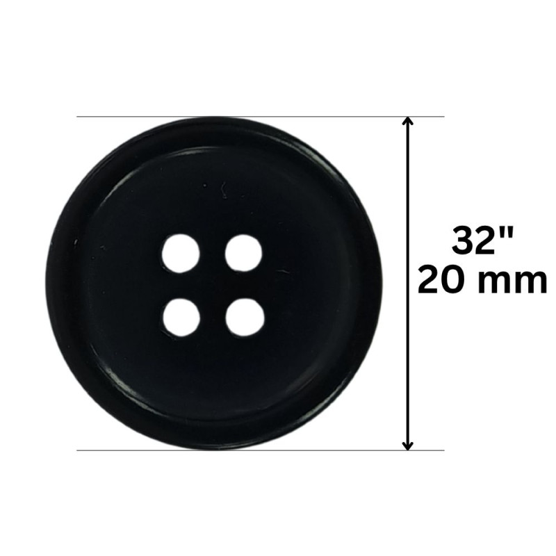 Plastično dugme / 32"