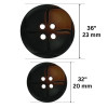 Plastično dugme / 32" / 36"