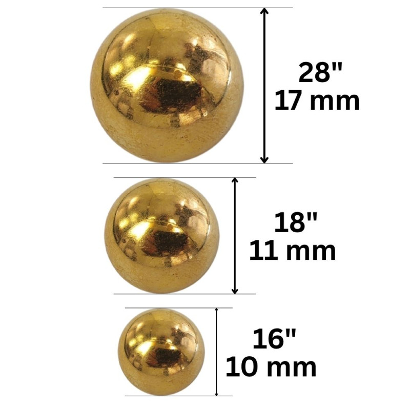 Plastično dugme / 16" / 18" / 28"