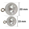Biser dugme / 15 mm / 20 mm Biser dugme / 15 mm / 20 mm