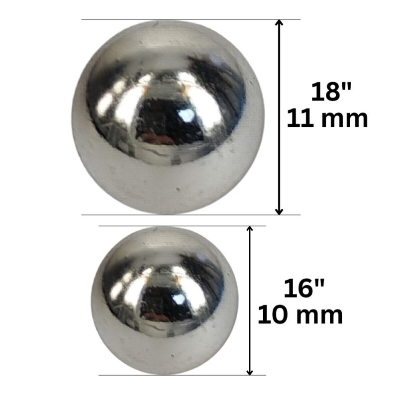 Plastično dugme / 16" / 18"