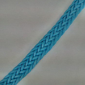 Traka pletenica - Skaj 1.8 cm / Plava