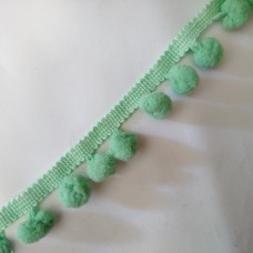 Traka Pom-Pom 2 cm / Mint