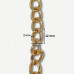 Lanac 12 x 9 x 2 mm / Zlatna