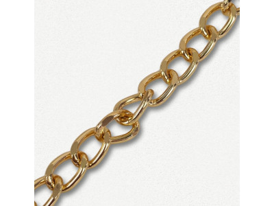 Lanac 12 x 9 x 2 mm / Zlatna