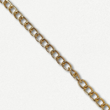 Lanac 12 x 9 x 2 mm / Zlatna