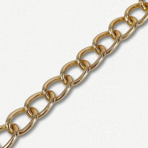 Lanac 12 x 9 x 2 mm / Zlatna