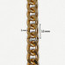 Lanac 13 x 10 x 3 mm / Zlatna