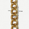 Lanac 17 x 13 x 3 mm / Zlatna