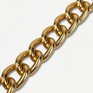 Lanac 17 x 13 x 3 mm / Zlatna