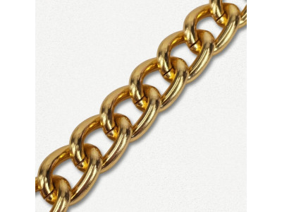 Lanac 17 x 13 x 3 mm / Zlatna