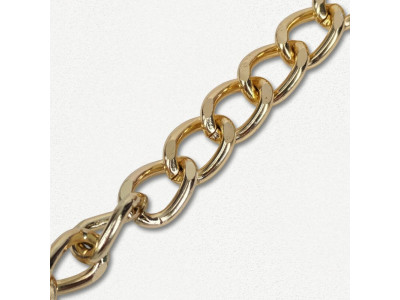 Lanac 15 x 10 x 2 mm / Zlatna