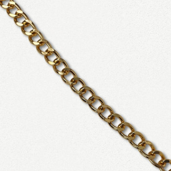 Lanac 20 x 15 x 3 mm / Zlatna