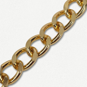 Lanac 20 x 15 x 3 mm / Zlatna