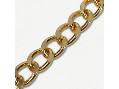 Lanac 20 x 15 x 3 mm / Zlatna