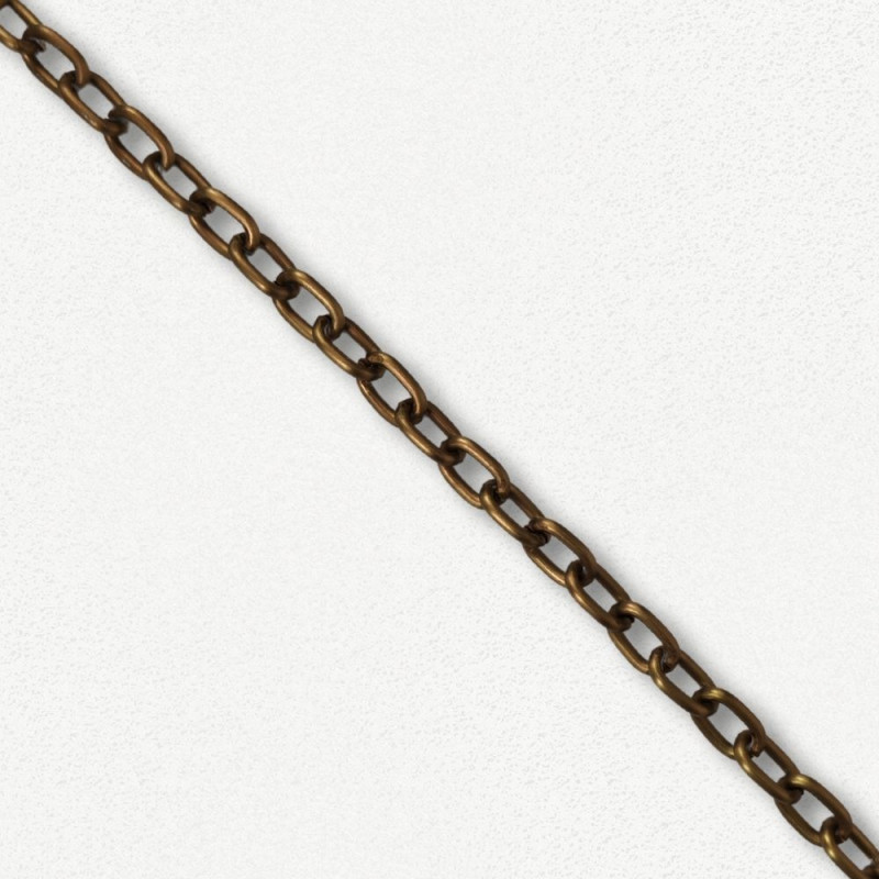 Lanac 8 x 5 x 1 mm / Staro zlato
