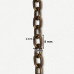 Lanac 8 x 5 x 1 mm / Staro zlato