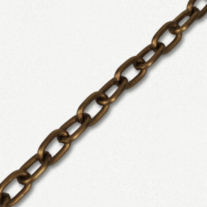 Lanac 8 x 5 x 1 mm / Staro zlato
