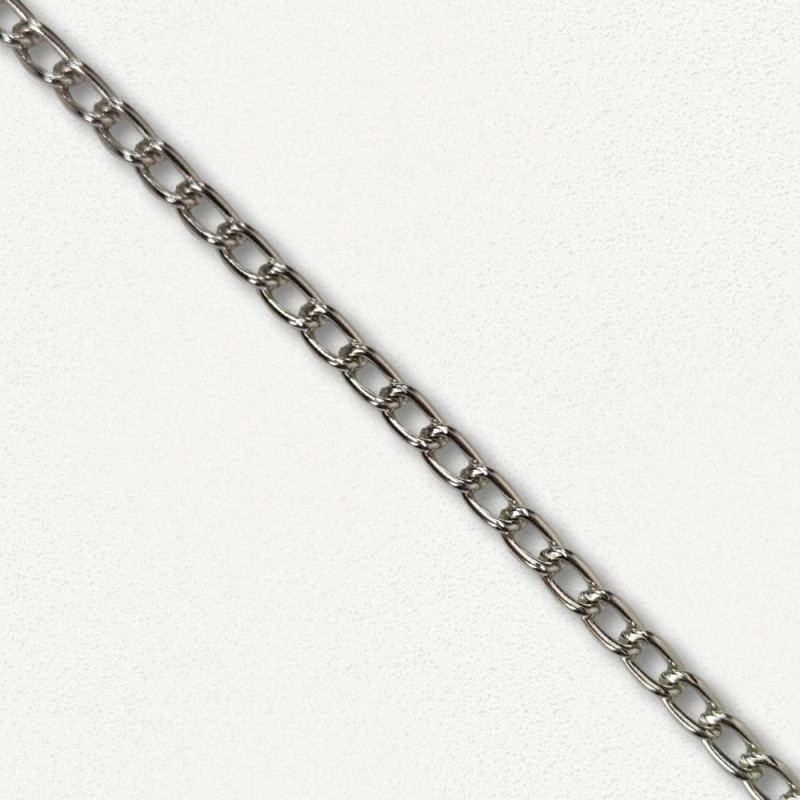 Lanac 9 x 5 x 1 mm / Srebrna