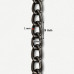 Lanac 9 x 5 x 1 mm / Tamno srebro