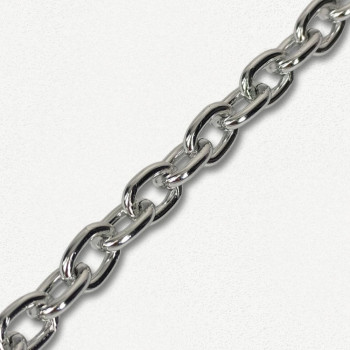 Lanac 10 x 6 x 2 mm / Srebrna