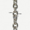 Lanac 7 x 5 x 1 mm / Srebrna