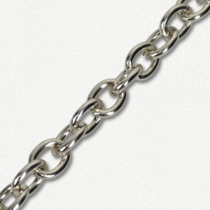 Lanac 7 x 5 x 1 mm / Srebrna