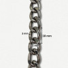 Lanac 18 x 13 x 3 mm / Srebrna