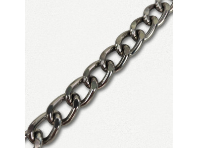 Lanac 18 x 13 x 3 mm / Srebrna