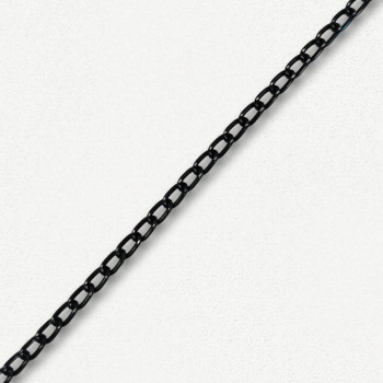 Lanac 6 x 4 x 1 mm / Tamno srebro