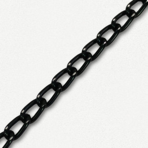 Lanac 6 x 4 x 1 mm / Tamno srebro