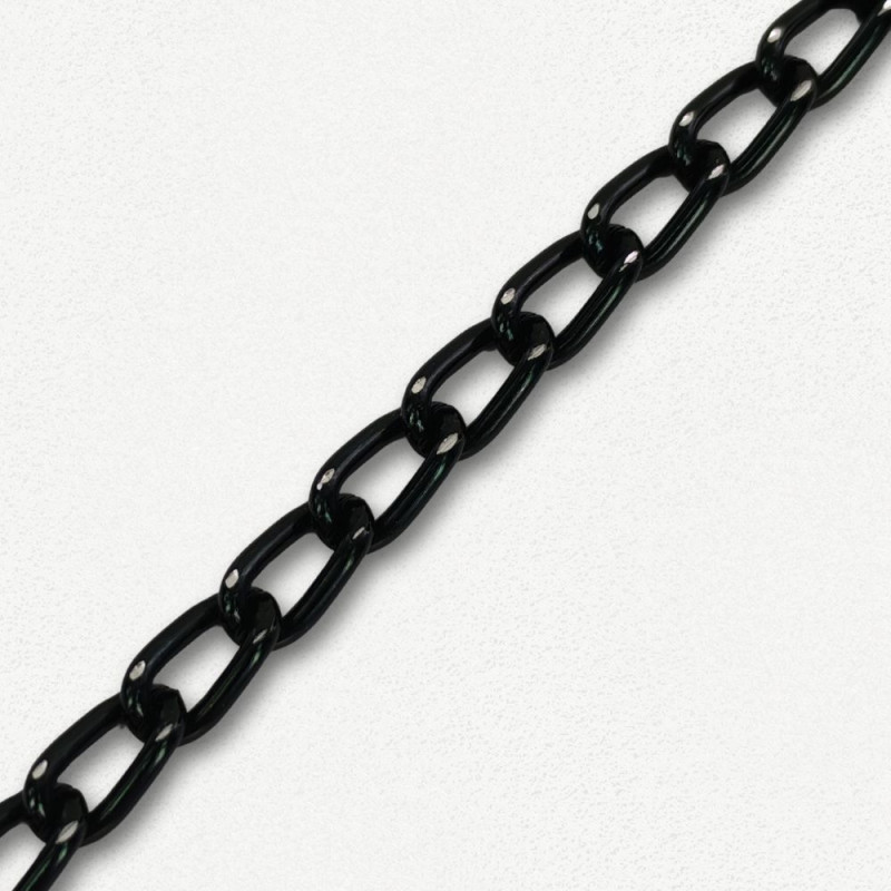 Lanac 6 x 4 x 1 mm / Tamno srebro Lanac 6 x 4 x 1 mm / Tamno srebro
