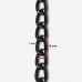 Lanac 8 x 5 x 1 mm / Tamno srebro