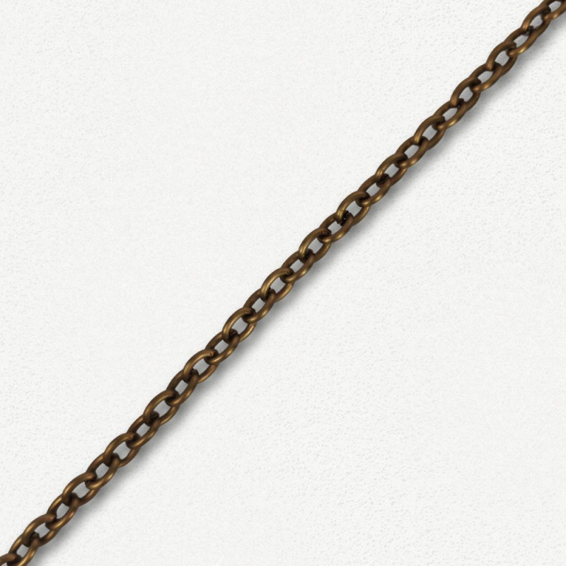 Lanac 7 x 5 x 1 mm / Staro zlato