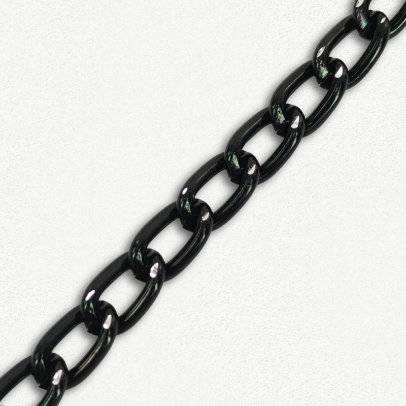 Lanac 8 x 5 x 1 mm / Tamno srebro Lanac 8 x 5 x 1 mm / Tamno srebro