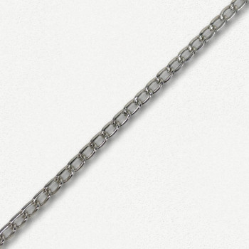 Lanac 8 x 5 x 1 mm / Srebrna