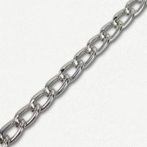 Lanac 8 x 5 x 1 mm / Srebrna
