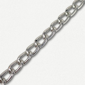 Lanac 8 x 5 x 1 mm / Srebrna