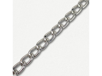 Lanac 8 x 5 x 1 mm / Srebrna