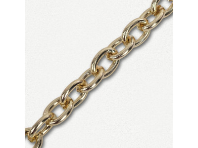 Lanac 7 x 5 x 1 mm / Zlatna